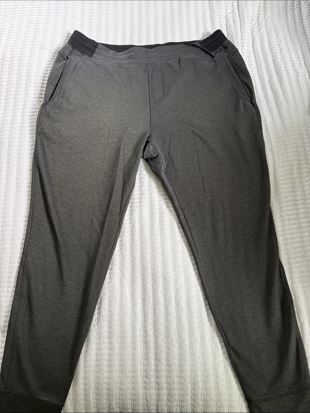 RHONE Men's Charcoal Gray Performance Joggers